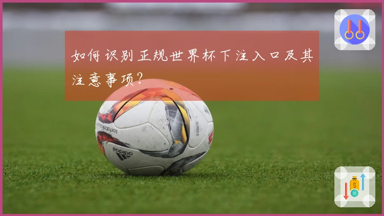 如何识别正规世界杯下注入口及其注意事项？
