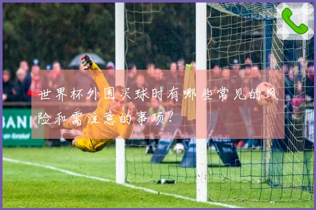 世界杯外围买球时有哪些常见的风险和需注意的事项？